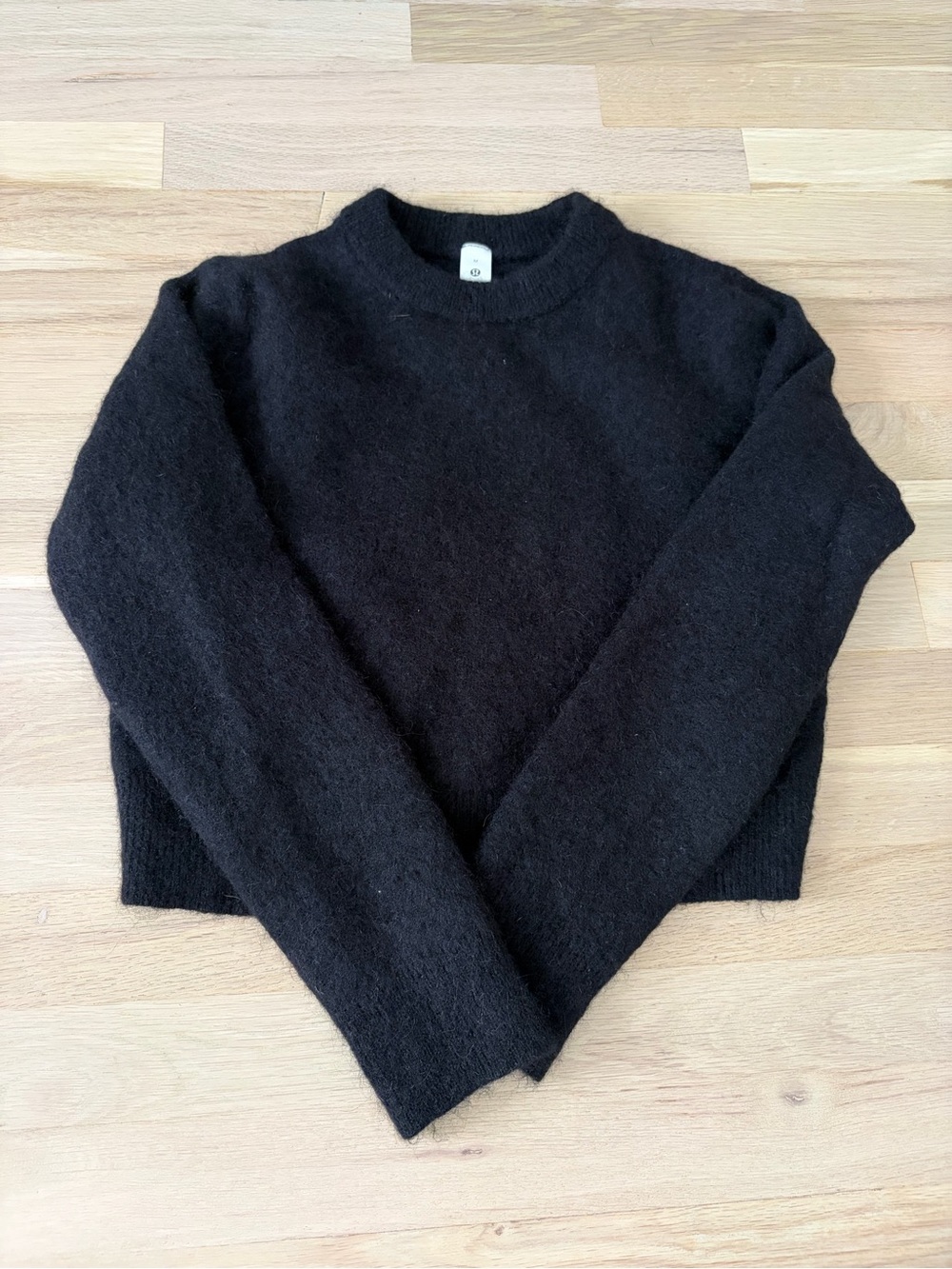 lululemon athletica Black Crewneck Sweater